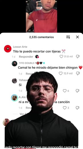 Le comenté a @TITO DOUBLE P👹🖤 te puedo recortar con tijeras me respondió carnal te he mirado déjame bien chingon ❤️ #tito #viraltiktok #video #tiktokindia #art