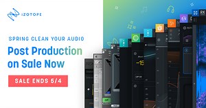 Save up to 40% on iZotope's RX Post Production Suite 5