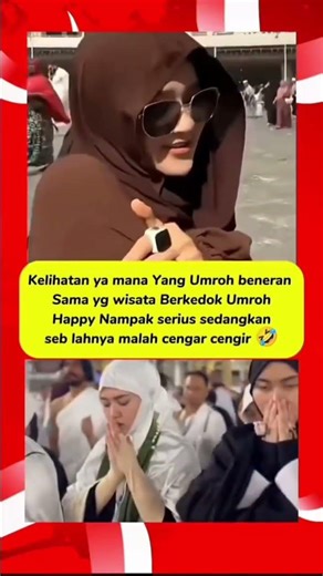Which one is really doing Umrah 😁? #bellabonita #happyasmaraterbaru #dennycaknan #gilgasahid