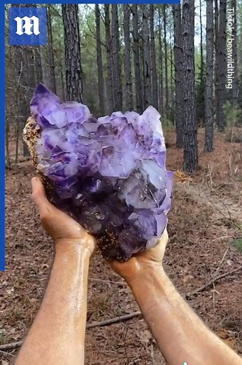 Hunting for crystals really ‘rocks!’ 💎 ⛏️ 😍 | Daily Mail Video