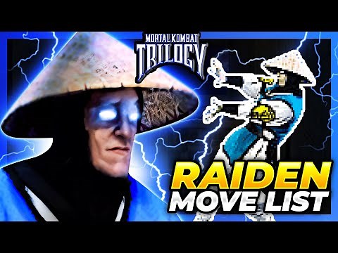 RAIDEN MOVE LIST - Mortal Kombat Trilogy (MKT)