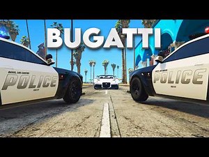 30 COPS vs 1 BUGATTI Getaway Driver in GTA 5
