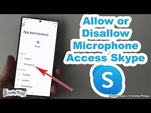 How to Allow or Disallow Microphone Access on Skype