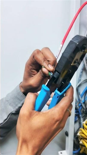 Cat6 Cable RJ45 Connector Installation #rj45 #ethernet #short #networking