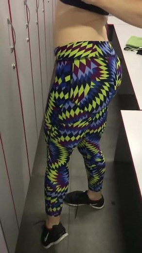 Gym leggings, after workout.
