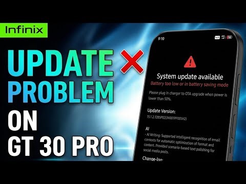 Infinix GT 30 Pro XOS 16 Update Issues! 🛑 Network Error & Download Stuck Fix!