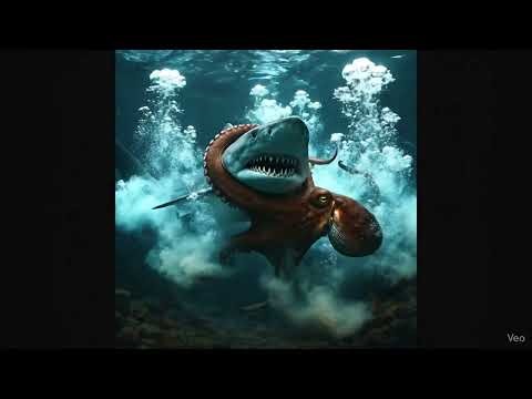 Shark vs Octopus –Underwater Monster Clash
