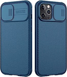 Design Compatible for iPhone 12 Pro Max (6.7") Case - Upgrate CamShield Case with Slide Camera Cover, Slim Protective Case (for iPhone 12 Pro Max)