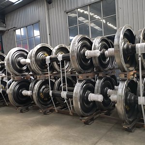 [Hot Item] Top Quality Forged Train Wheel Set Locomotive Wheelsets Monoblock Wheel Sets