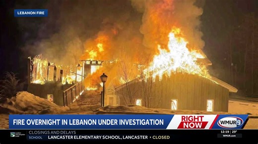 Fire in Lebanon, New Hampshire, under investigation