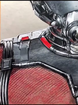 Ant-Man brought to life with incredible colored pencils