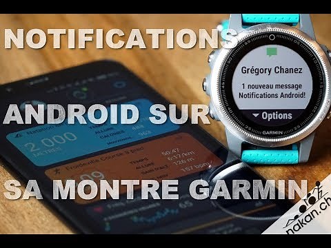 Garmin: display Android notifications on your watch