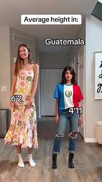 What is the average height of women around the world? India, UK, Canada, and the USA #tall #short