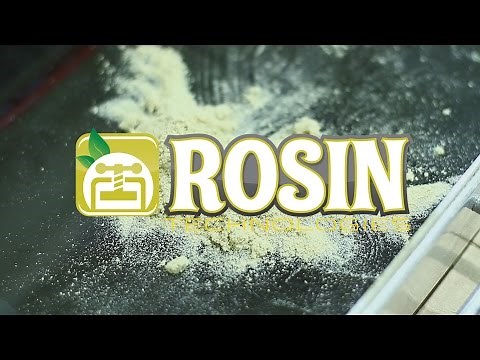 Pressing Drysift Rosin using the Rosin Technologies heat press