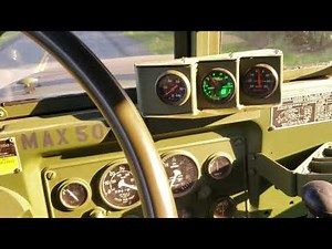 Cummins swapped M35A2 test drive. Let's go!