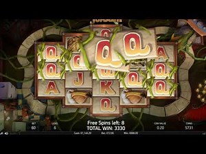 Jumanji by NetEnt Mega Big Win - 3 mini-games