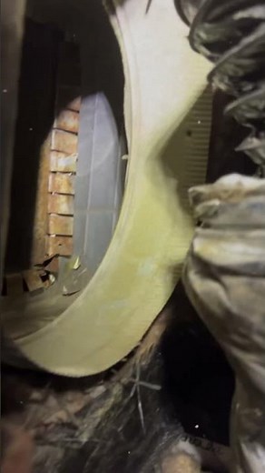 Under mobile home duct work repair #hvaclife #hvacrepair #ductwork #hack #goat #hvacservice