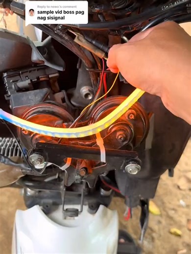 Car LED Strip Drl Daytime Running Light for CAR Motorcycle Flow Turn Signal Guide Two Color Lamp🥰😁👍😍 #runninglight #ledstriplight