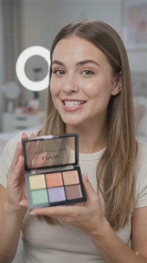 🧡 Stop Buying Multiple Color Correctors! Try This NYX Palette 💄 #Shorts#shortsfeed