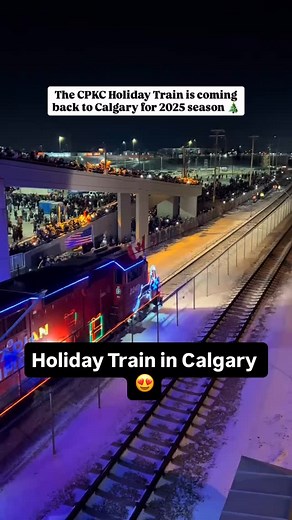 Holiday train in Calgary 😍 Credit: TT / thakralphotography Follow @mustbecalgary for more Calgary content 🇨🇦 We aim to keep our space respectful. Hate/racism comments are not tolerated and will be removed to the best of our capabilities. #mustbecalgary #mustbe #calgary #alberta #canada #edmonton #banff #fyp | Must Be Calgary