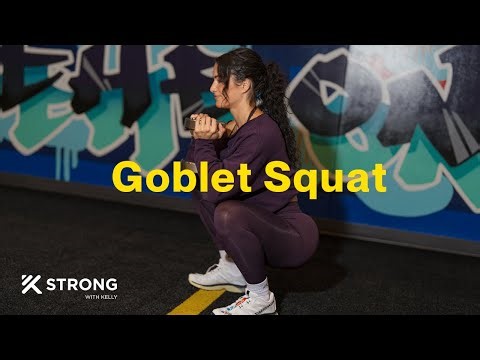 HOW TO GOBLET SQUAT | Coach Kelly Cues