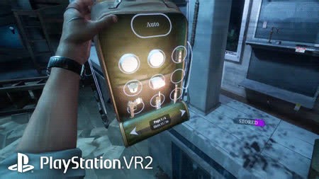 Rummage through your pack and fend off walkers in real-time in The Walking Dead: Saints & Sinners Chapter 2: Retribution. #PSVR2 | PlayStation