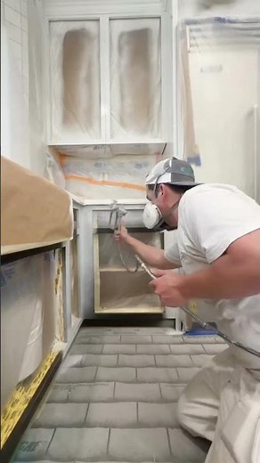 KITCHEN CABINET REFINISHING PROJECT | New Life Painting & Restoration