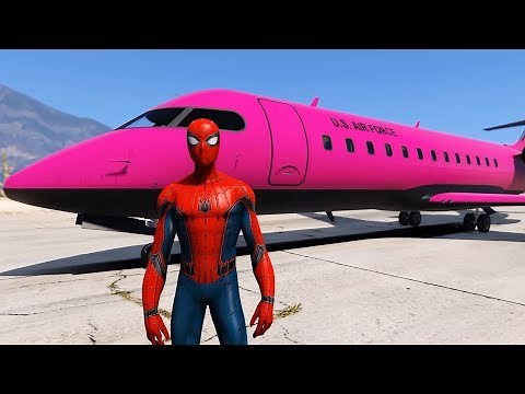 PLANE CRASH with Spiderman & CRASH TRAIN Cars for Kids