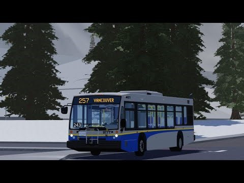 SCBCTA Translink Roblox: 2008 Novabus LFS #B9771 on Route 257 FT ‪@er1ckrailfan‬