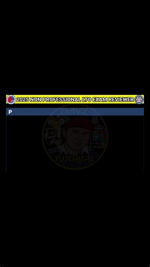 LTO Exam reviewer for Non Professional Driver's License part 1365 #driverslicense #lto #ltoexam #ltoreviewer