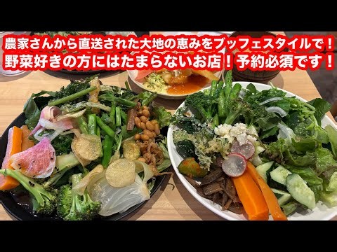 ［福岡グルメ］博多駅から徒歩OK‼️超人気の野菜ブッフェ‼️人気に納得‼️