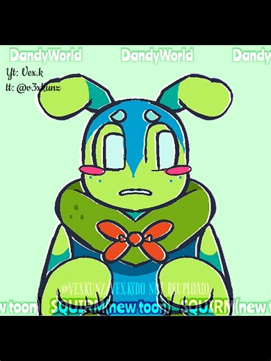 It's been 3 days but my research and I still 0% haven't gotten anything from him...LOVE THIS TOON AWW😢 . .||📚Squirm(dandy world) . . .#alightmotion #animation #animate #dandysworld #ibispaintx