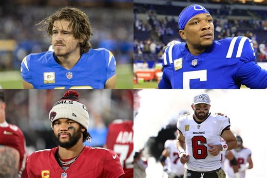 Week 12 Fantasy Football QB Rankings feat. Justin Herbert, Anthony Richardson, Kyler Murray, Baker Mayfield