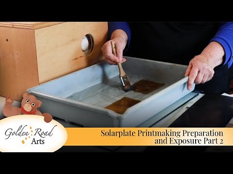 Solarplate Printmaking Preparation and Exposure Part 2 [Golden Road Arts]
