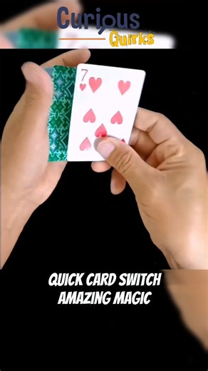 3.4K views · 24 reactions | Quick card swith amazing magic  | Curious Quirks | Facebook