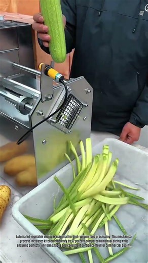 High-Efficiency Commercial Vegetable Slicing with Precision Cutting Machinery
