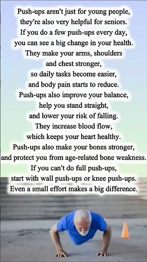 Push Ups for Seniors Simple Move Big Benefits #shorts #healthtips #usa #viralshorts