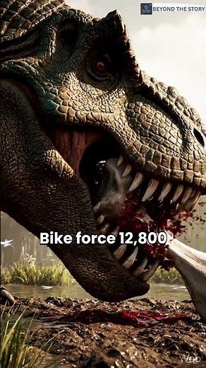 Did You Know T-Rex's Bite Crushed Bones Like Twigs? #facts #lifeonearth