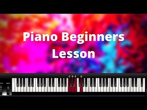 Beginner Piano Lesson-(Instructor - Emmanuel)