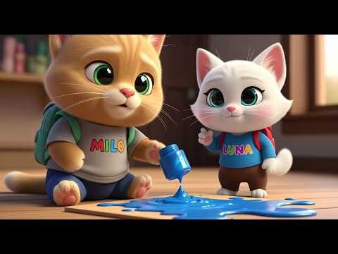 Three Little Kittens Fun -Playroom Adventure! - 3D Animated 🐱
