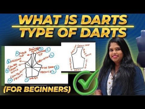 Darts, Types Of Darts, Darts Anatomy, Darts Positions and Darts Directions |Online Fashion Designing