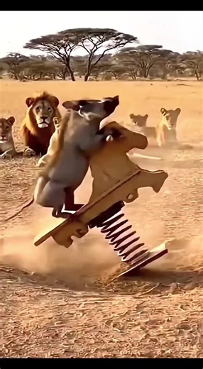 Warthog vs Lion: Hilarious Moments Compilation