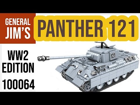 General Jim's / Quan Guan 100064 German Panther 121 Tank Speed Build | Lego Competitor