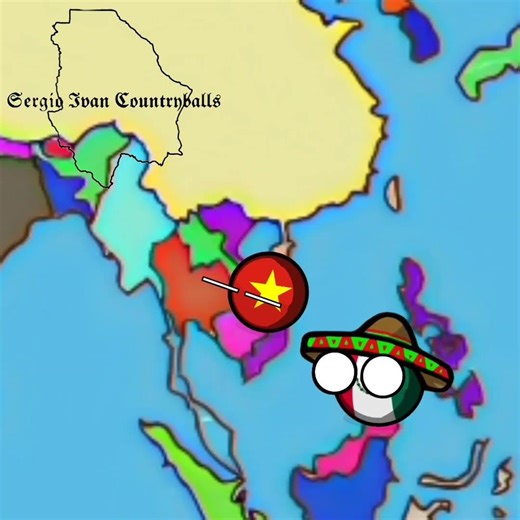 Countryballs Humor (21) Tutorial on how to prank the United States with Mexico #countryballs