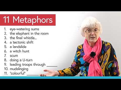 Learn 11 Odd Metaphors in English (What do they mean???)