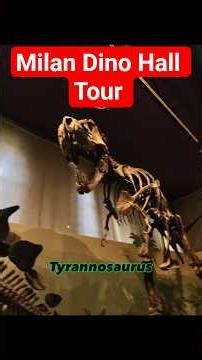 Milan Dino Hall: Allosaurus, Camptosaurus, Stegosaurus, T. rex, Triceratops, and More #Dinosaurs
