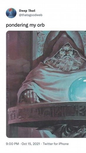 Did You Know Where the 'Pondering My Orb' Meme Came From? | #shorts