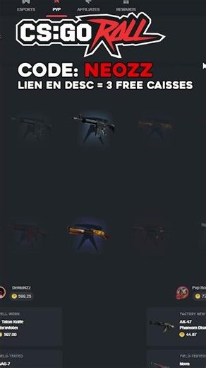 Incroyable… +700€ sur CSGORoll 😱🔥 #v7_neozz #csgoroll #csgo