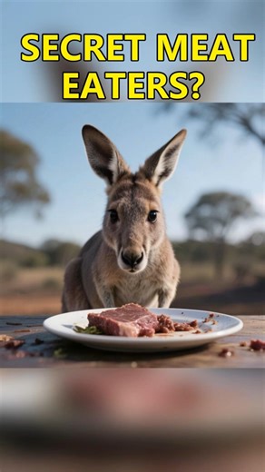 Do kangaroos eat meat? YES or NO #animalquiz #trivia