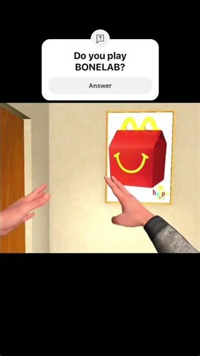 Mcdonalds map in BONELAB vr! #bonelab #vr #shorts #subscribe #gorillatagquest #gtag